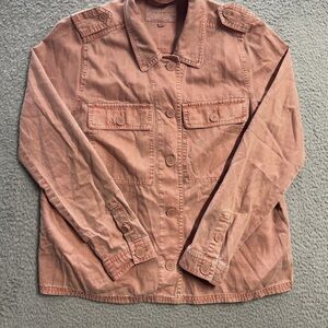 Lucky Brand Dusty Pink Utility Jacket